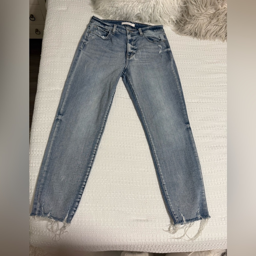 Eunina Light Blue Straight Leg Jeans